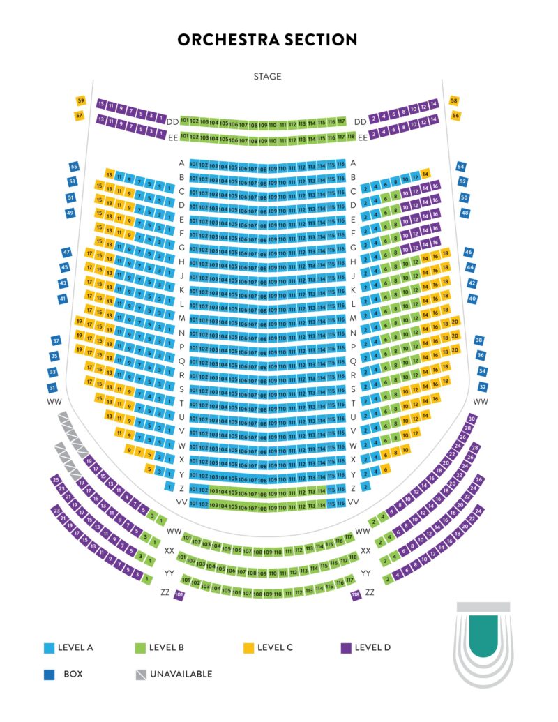 Seat Map - Charleston Symphony